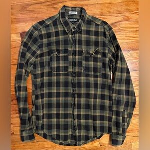 Ezekiel Plaid Flannel Button Down Shirt